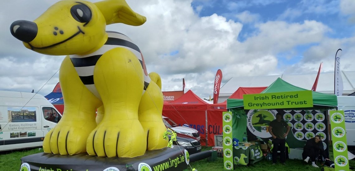 The IRGT stand at Tullamore Show 2023